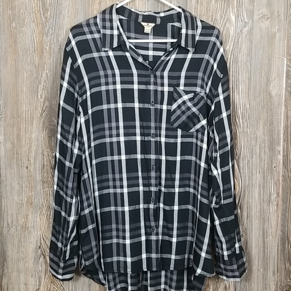 Woolrich womans high low blouse  size xxl